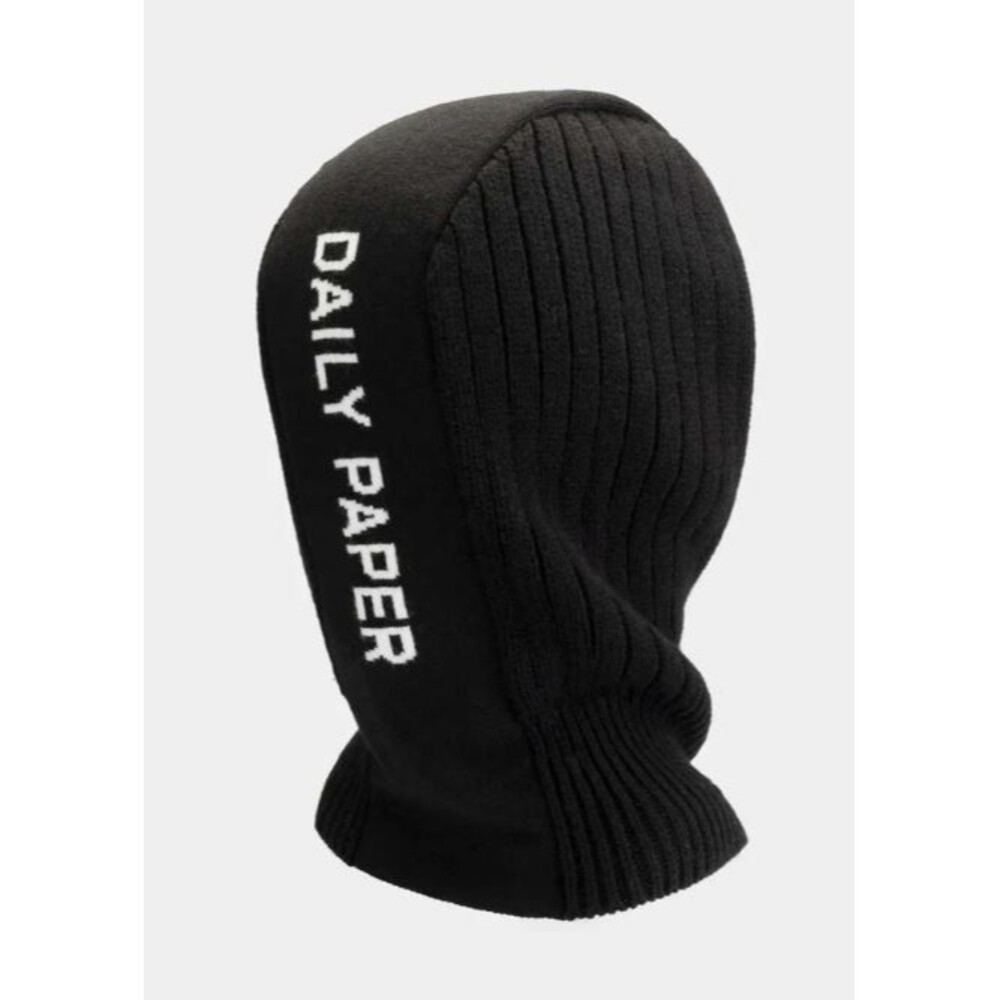 NWT Daily Paper‎ Nezra Balaclava Black Beanie Hat Men L ightweight Winter Snow